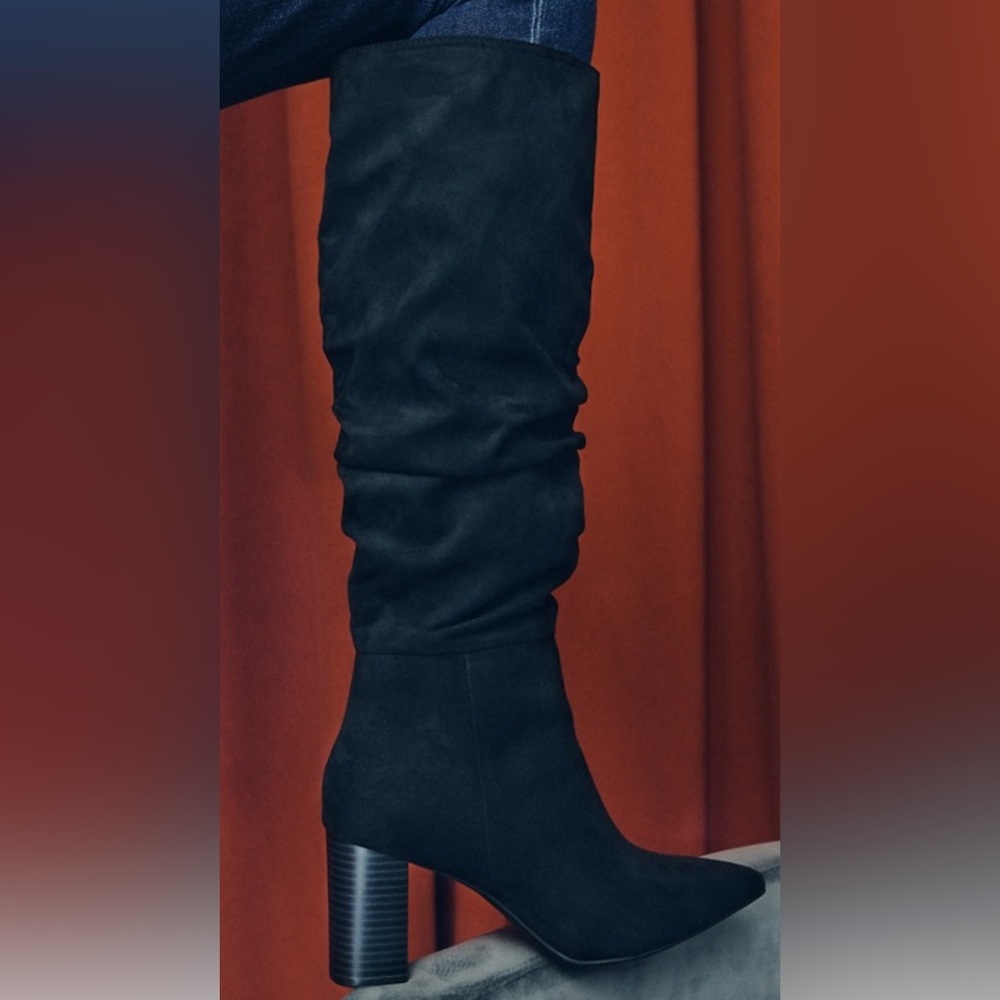 Slouched Heeled Boot